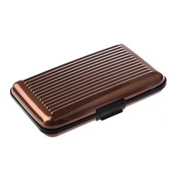 

Color Metal Aluminum Business ID Credit Card Case Wallet Holder Box Purse Pocket