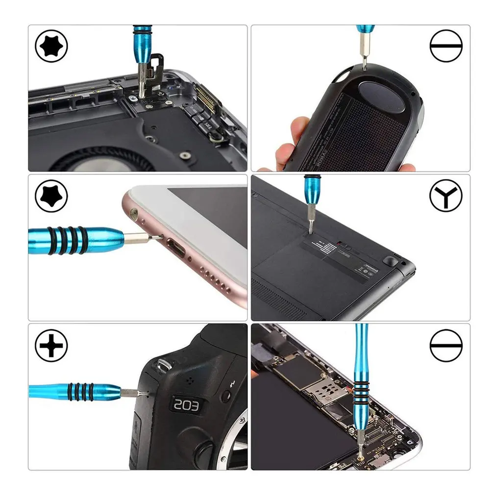  110 In 1 Präzision Schraubendreher Kit Zubehör Set für iPhone Laptop PC Uhr CR-V Stahl Mini DIY Han