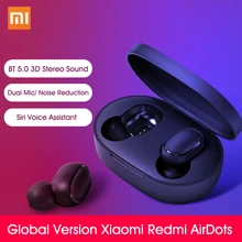 Международная версия Xiao mi Red mi Airdots TWS наушники mi True беспроводные наушники базовые Bluetooth 5,0 наушники Handsfree AI управление