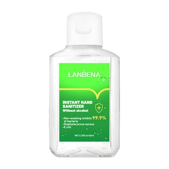 

3pcs 60ML Hand Sanitizer Waterless Wash Gel Natural Fungicide Sanitizer 99.9% Antibacterial Silver Ion Efficient Disinfection