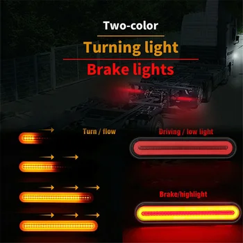 

Rear LED Light 3000K DC12-30V Taillight Halo Ring Waterproof Replacement