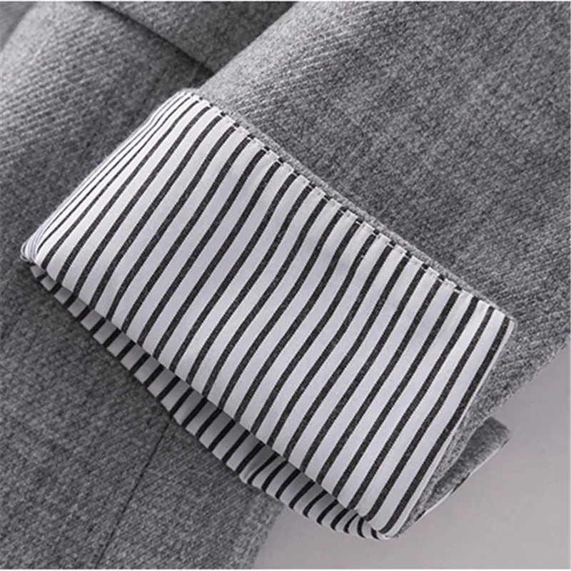 Женский блейзер с карманами повседневная офисная одежда длинным рукавом