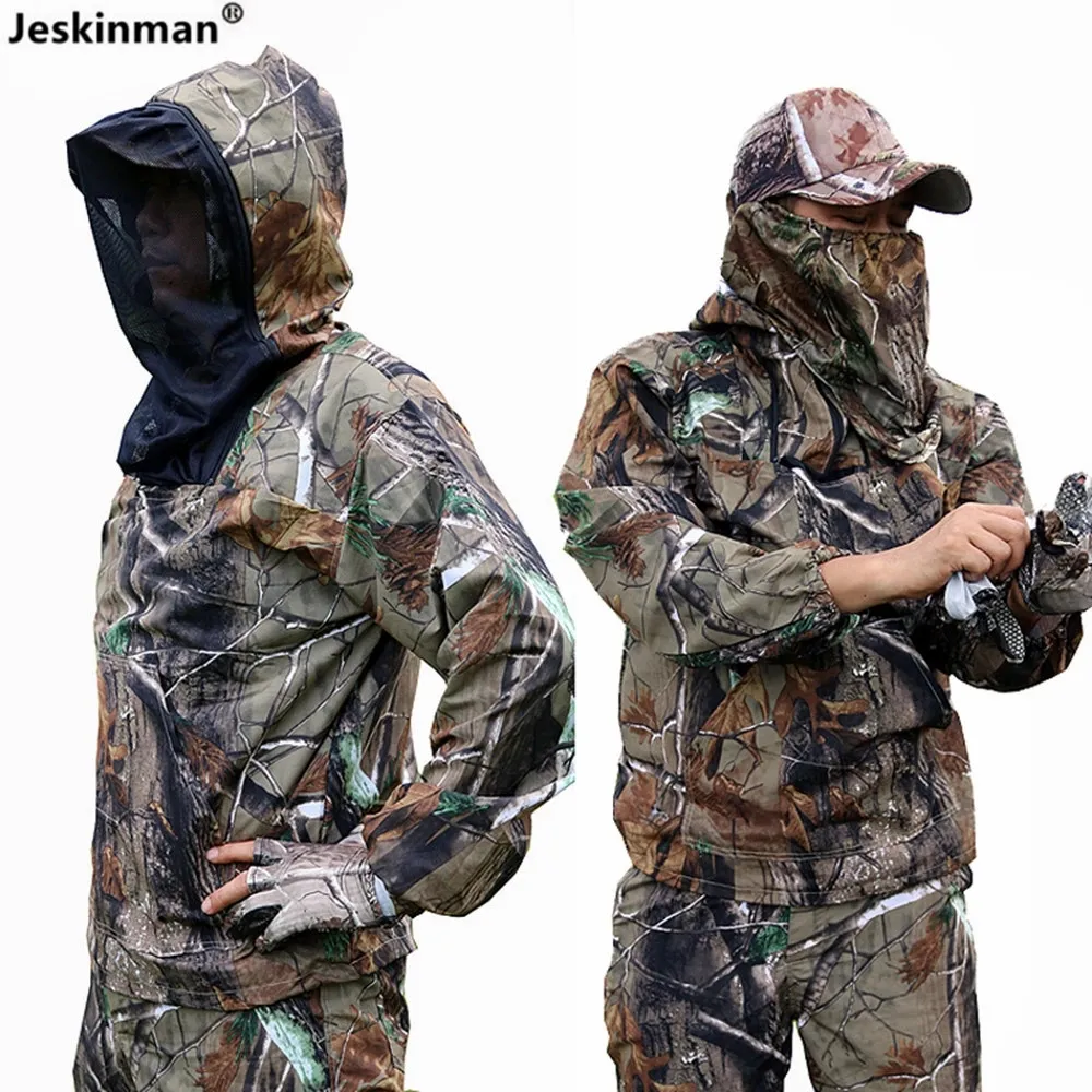 Tactical Suit Summer Outdoor Anti-Mosquito Hunting Sun Protection
