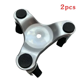 

Replacement Moving Tool Part Tool Accessory 2pcs Set Metal 3 caster wheel