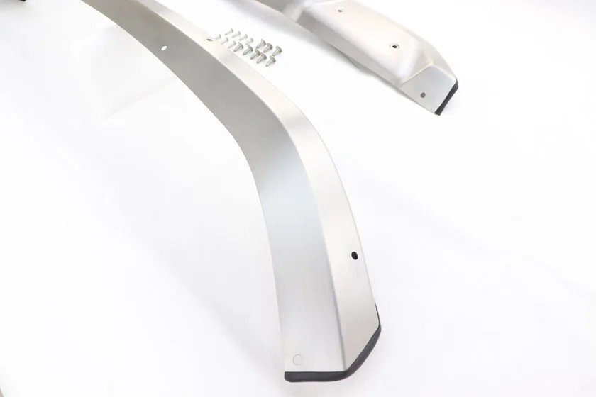 Горячая Защитная крышка бампера/скользящая пластина для Nissan Kicks+, упрочненная нержавеющая сталь, ISO9001 качество, передняя и задняя, 2 шт./компл