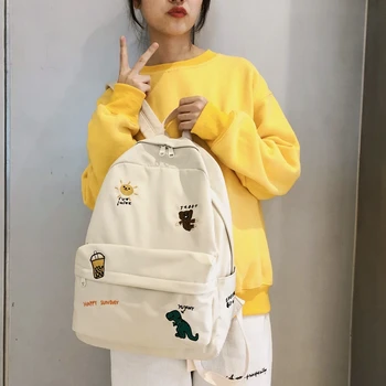 

2020's New Schoolbag Korean-Style Harajuku Ulzzang Female High School Student Junior High School Student Ins Backpack All-match