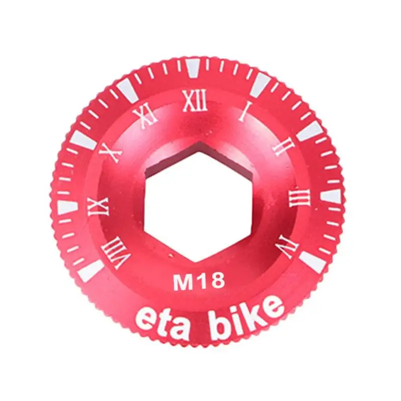 M18/M20 Crank Fixing Bolts Cap New and High Quality Lightweight Practical Bicycle Bolt Hollow Fixing Crank Arm Bolt Cap Tool