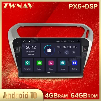 

IPS Screen Android 9.0 Stereo Car Multimedia Player for PEUGEOT 301 For Citroen Elysee 2014+ Audio radio tape recorder head unit