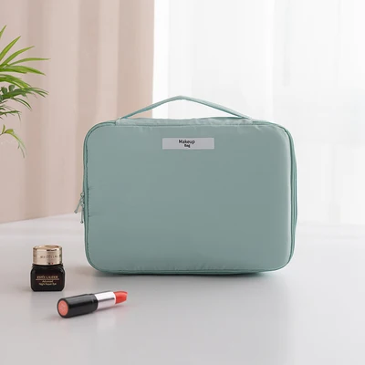 blue large Многофункциональная косметичка для путешествий, женские косметички, косметички, органайзер для туалетных принадлежностей, водонепроницаемые женские футляры для хранения косметики - Цвет: blue large