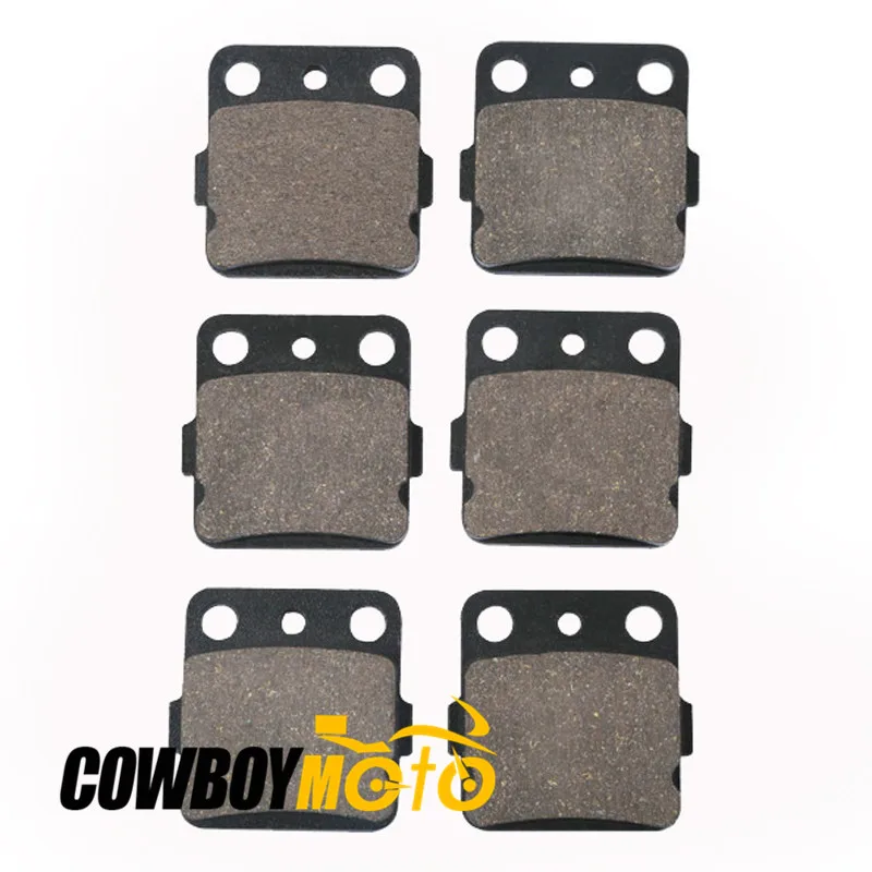 Передние и задние тормозные колодки для мотоцикла Yamaha ATV YFM 660 RAPTOR YFM660 2001 2002 2003 2004