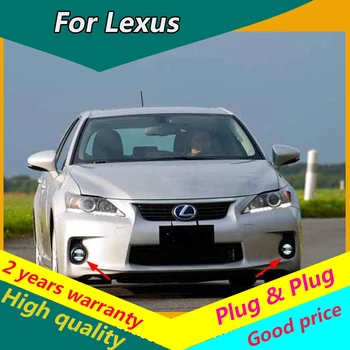 

KOWELL Car Styling for Lexus CT200H CT IS ES 200 250 300 LED Fog Light Auto Angel Eye Fog Lamp LED DRL 2 function model