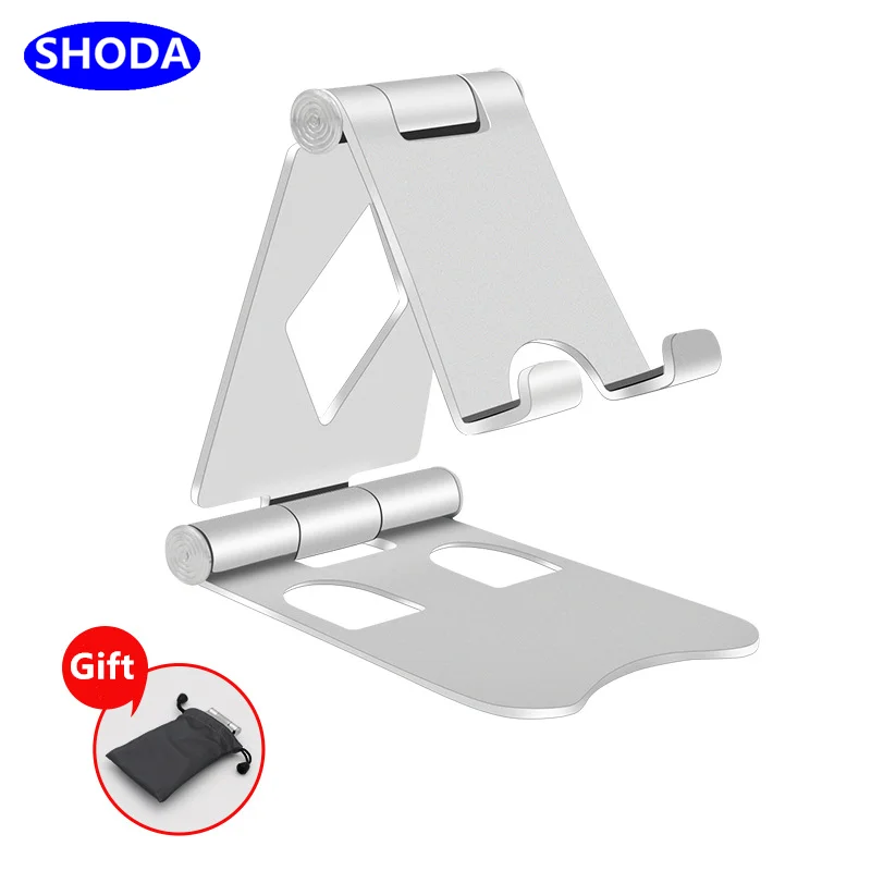 SHODA Portable Folding Aluminum Tablet Stand Adjustable Desk Phone Holder for iphone iPad Pad Xiaomi Support Telephone | Компьютеры и