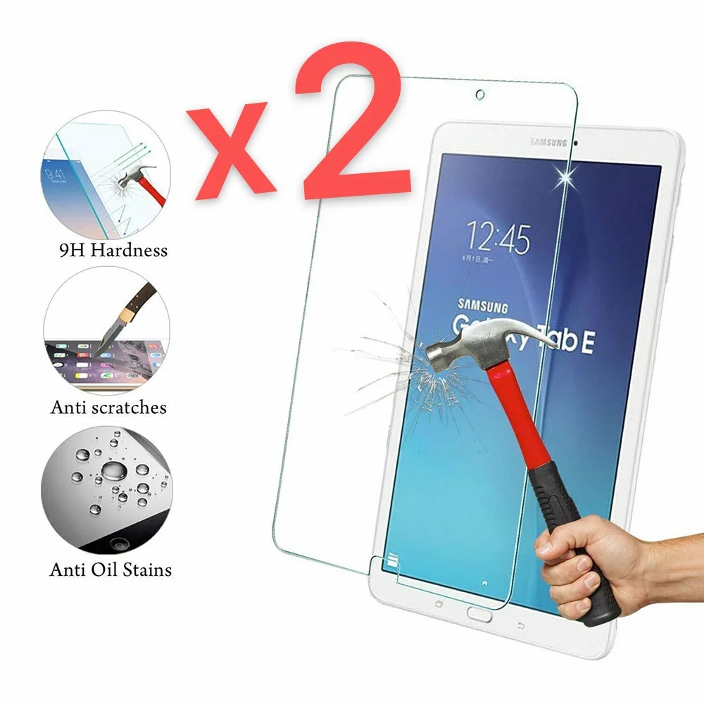 Full Tempered Glass Screen Protector Real Cover Film For Samsung Galaxy Tablets 