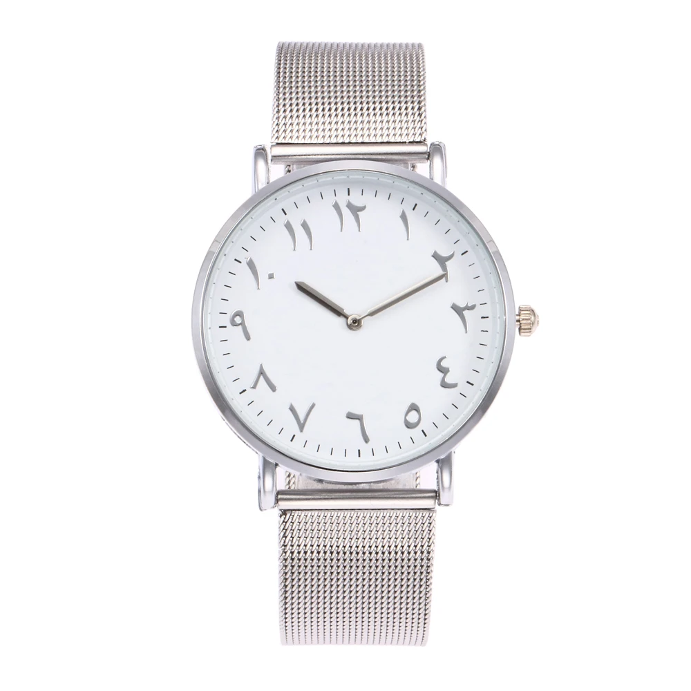 Fashion Design Arabic Watch Women Watches Luxury Rose Gold Stainless Steel Quartz Wristwatch Ladies Watches Clock Montre Femme 2