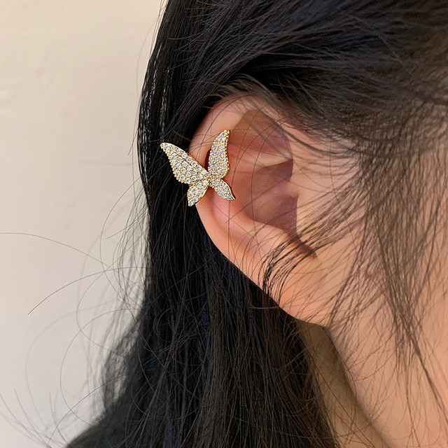 Fairy Ear Cuff Earring Dark Elf Ear Clip No Piercing Earrings For Women Silver Color Goth Earcuff Jewelry Party Gift