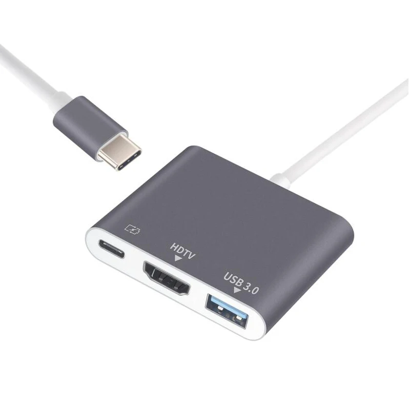 Многофункциональный USB C концентратор USB-C до 3,0 концентратор HDMI PD верхний переходник для samsung Galaxy S9/S8 huawei P20 Pro type C usb-концентратор