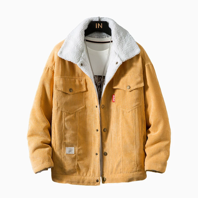 LEGIBLE для мужчин, Осень-зима, утолщенные теплые вельветовые куртки, мужская верхняя одежда, хип-хоп пальто, Мужская Подростковая Повседневная разноцветная куртка