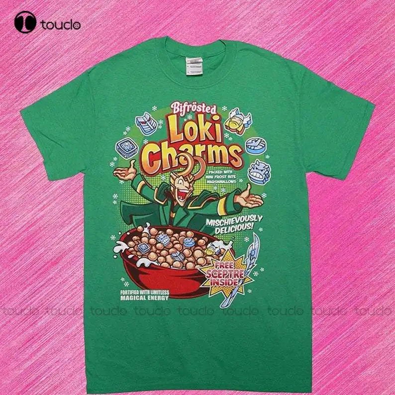 Loki_Charms T Shirt Green Loki. Charms 