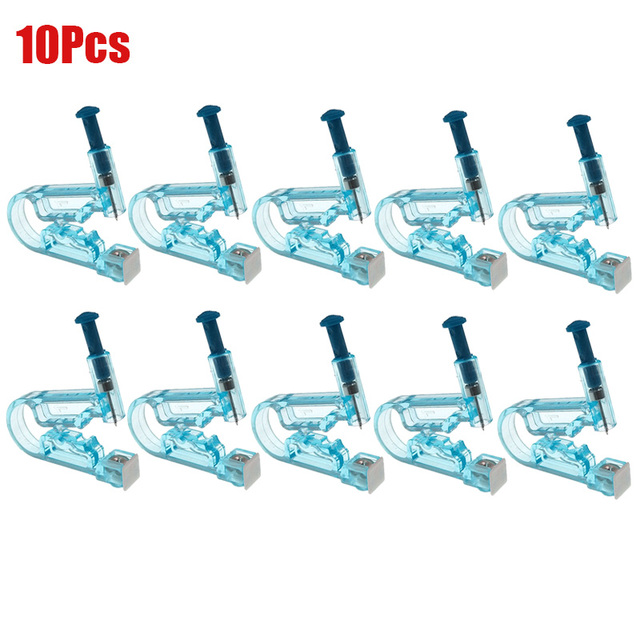 Ear Piercing Gun Kit Disposable Disinfect Safety Earring Piercer Machine Studs Nose Clip Body Jewelry Piercing Tool