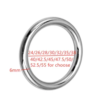 Small large male Ball Scrotum Stretcher metal penis lock cock Ring bondage restraint Delay ejaculation BDSM Sex Toy for man 5