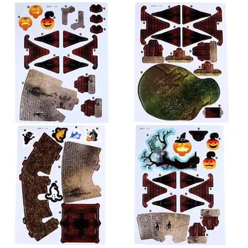 

1 Set Creative Fashion Exquisite Durable Portable Interesting Castle Puzzle Chic Puzzle Model for Children Kids Toddler