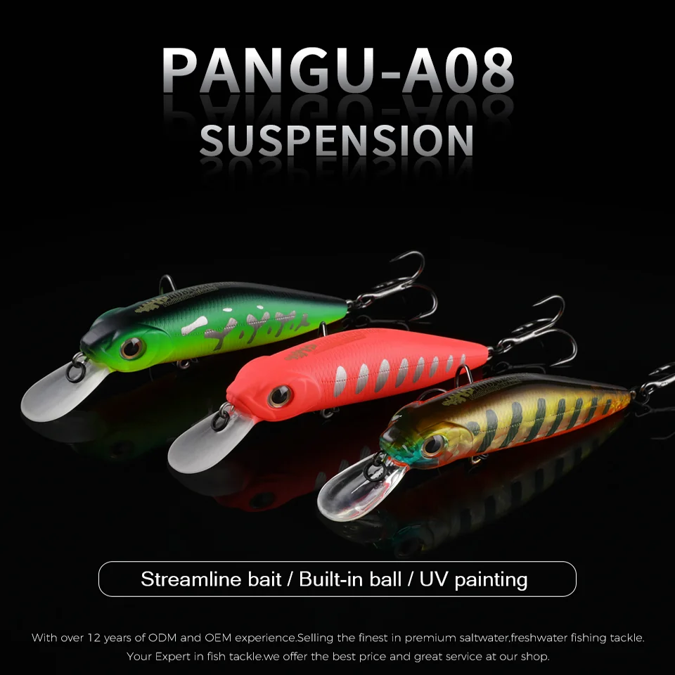 BEARKING 78mm 11.3g dive 1.3-1.7m SP Tungsten system fishing lures minnow crank wobbler quality fishing tackle hooks fishing lure