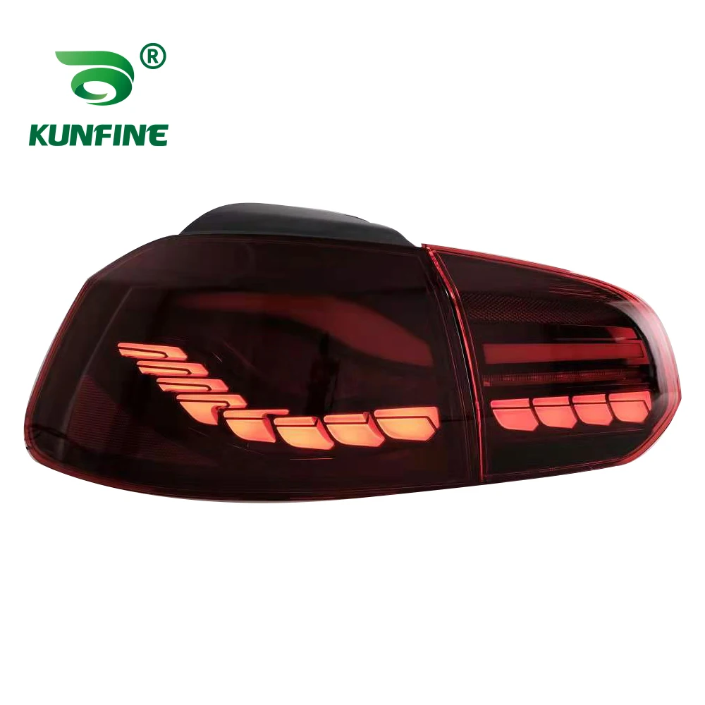  Car Tail Light Assembly For VOLKSWAGEN GOLF 6 2008-2013 Dragon scale model  (6)