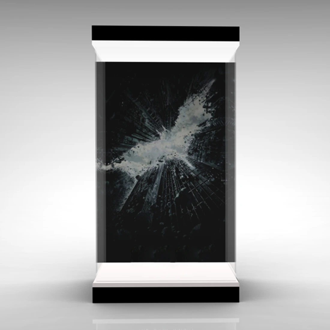 

1/6 Action Figure Display Case Dustproof Acrylic Carving Showcase Box With Lights For HT Hottoys Dark Knight Batman For Kids