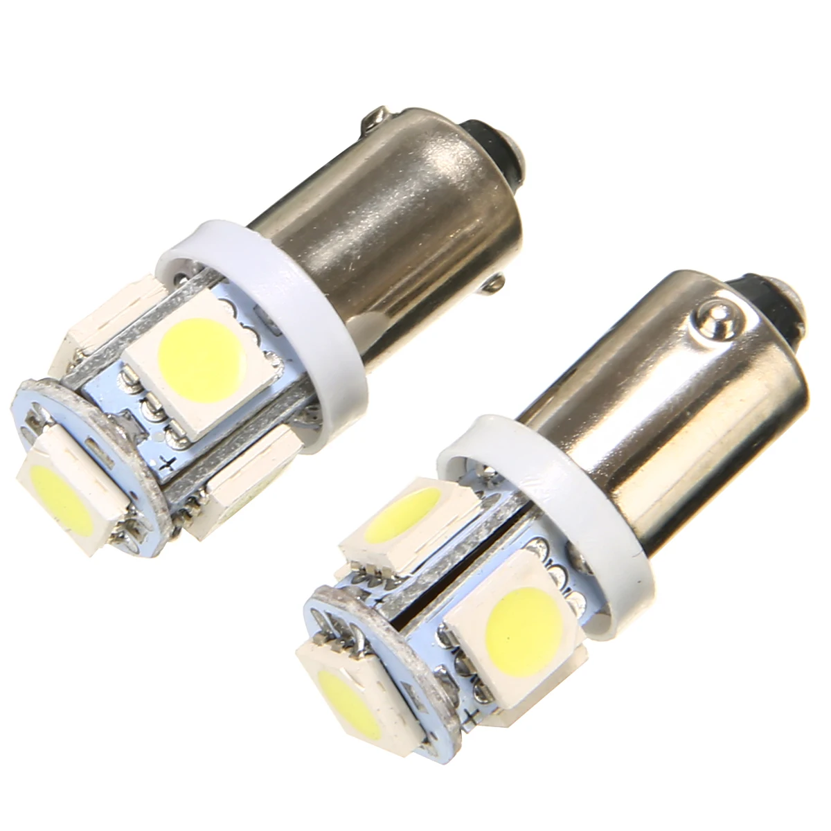 10X T11 BA9S T4W 3886X H6W 363 White 5 LED 5050 SMD Car Wedge Side Light Interior Dome Map Lamp Bulb 12V