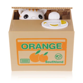 

Panda Cat Thief Money Boxes Toy Piggy Banks Gift Kids Money Boxes Automatic Stole Coin Piggy Bank Money Saving Box Money toys