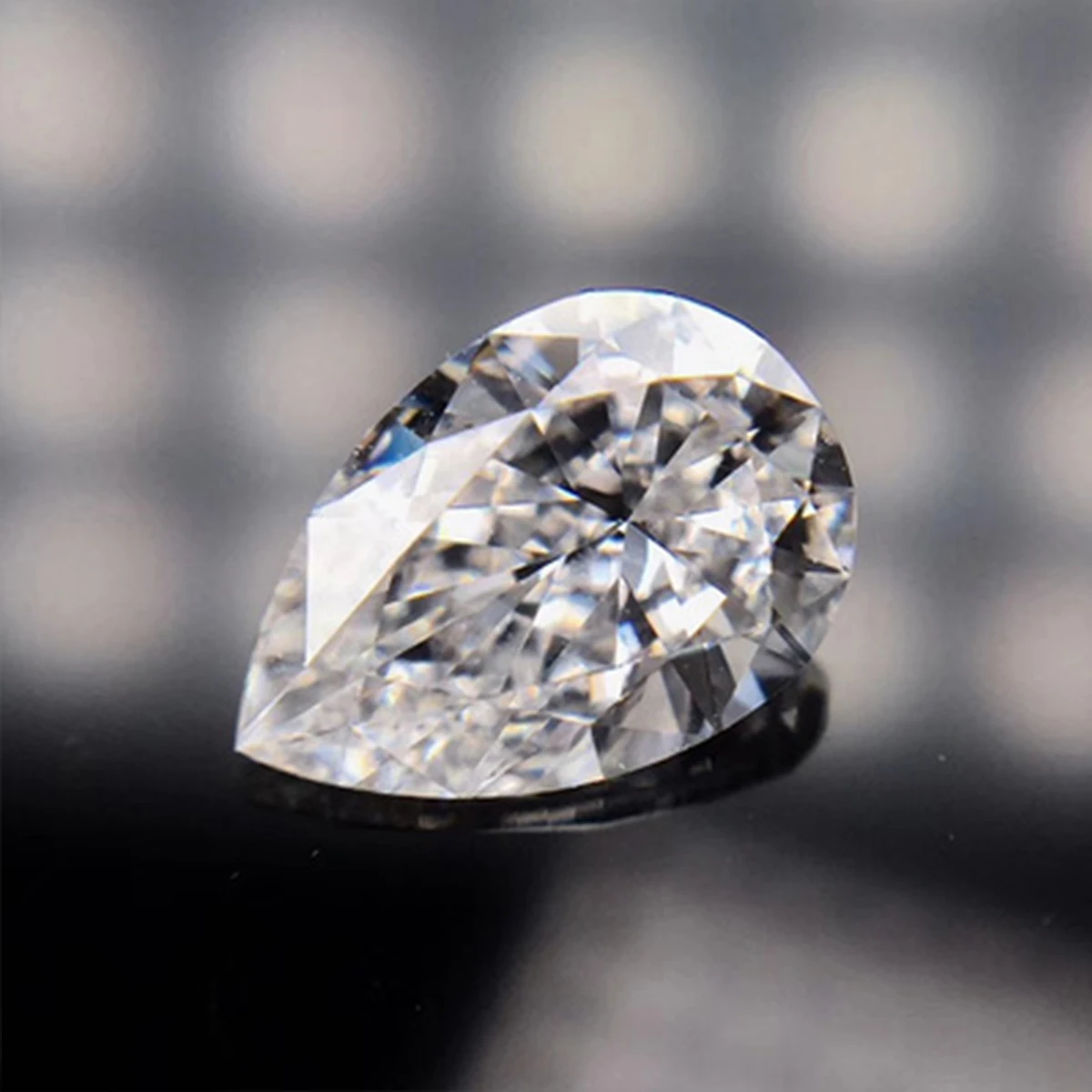 Szjinao pietre preziose sciolte pietra Moissanite da 0,35 ct a 13ct D colore VVS1 diamante a forma di pera per gioielli Pass gemme Tester Moissanite