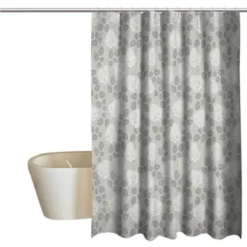 

Antique Hotel Fabric Shower Curtain Old Fashioned Roses Pattern with Blossoms and Leaves Romantic Spring Revival Cloth Fabric