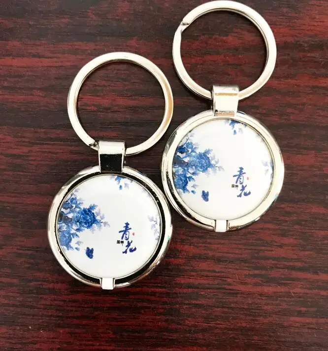 

2pcs 125Khz Rewritable T5577 EM4305 Key Card RFID Token Ring Tag Keychain for Copy Clone Duplicate Back Up