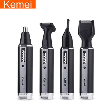 

Kemei hair trimmer 4 in 1 rechargeable men's electric nostril trimmer side angle eyebrow electric hair clipper 5