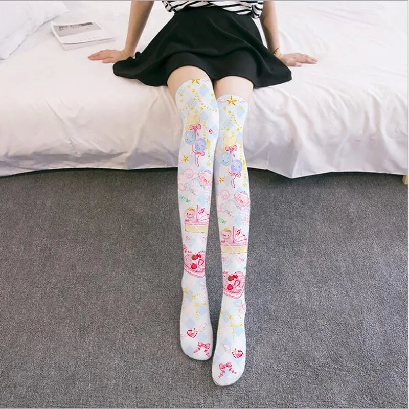 anime over knee socks