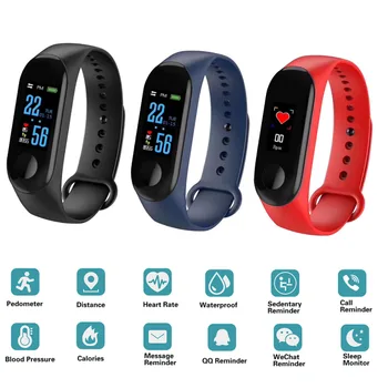 

M3 Pro Smart Band Wristband Heart Rate Activity Fitness Tracker Smart Band M3Pro Smart Bracelet M3 Plus Sport M3 Smartwatch