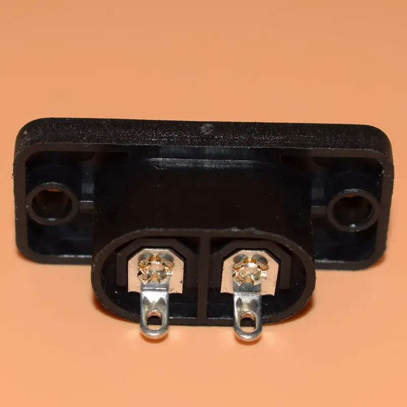 Новый хит продаж AC250V 2.5A 5 шт. 2Pin IEC 320 C8 винт крепление гнездо входа гнездо| |