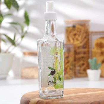 

Bottle for olive oil with lemons 250 ml, with push-button spray