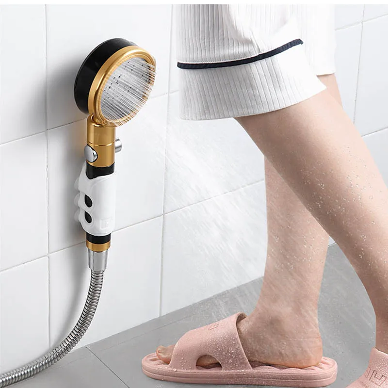 Silicone Shower Head Holder suction cup strong adsorption waterproof Reusable Durable Removable shower accessor fixed base frame