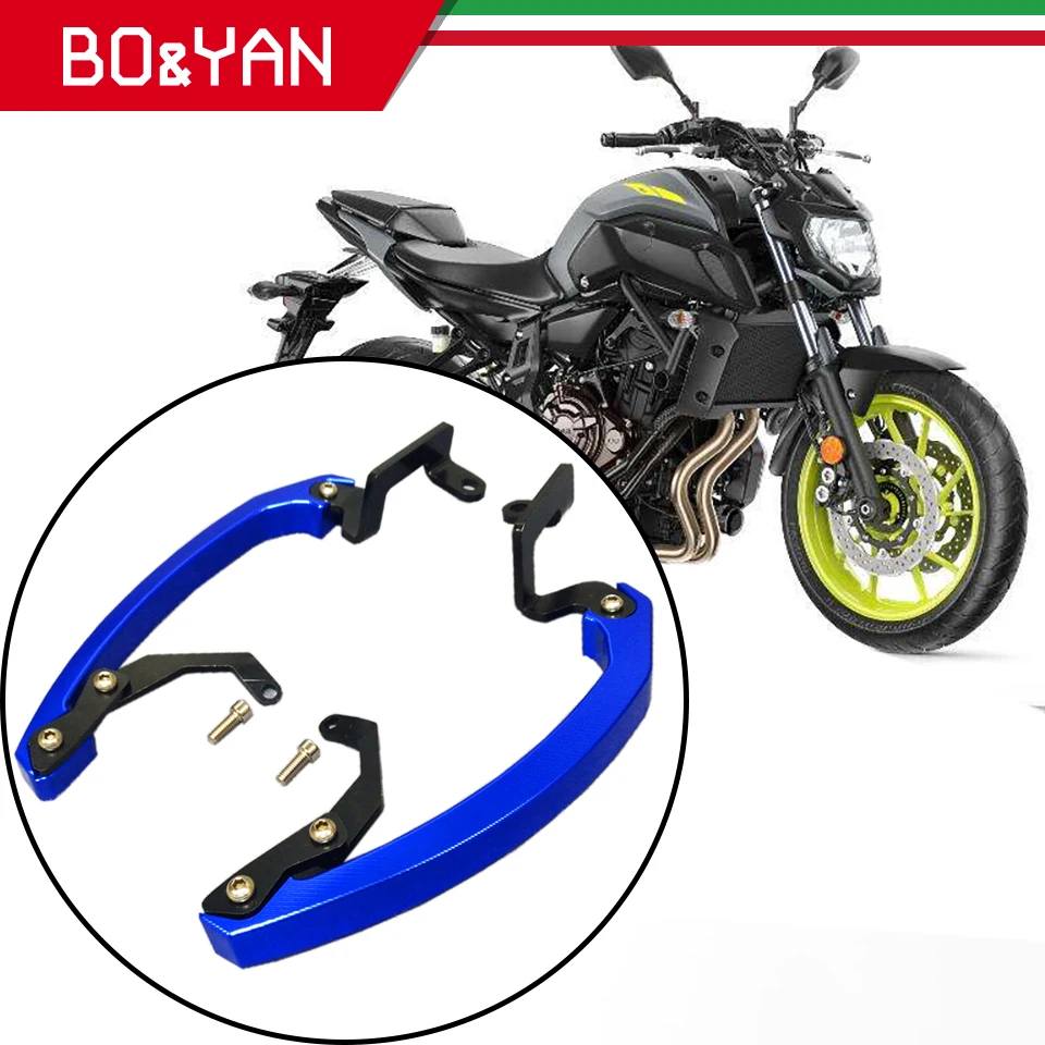 Для Yamaha MT07 MT 07 FZ07 2014 2015 2016 2017 Мотоциклетные аксессуары с ЧПУ пассажирский задний