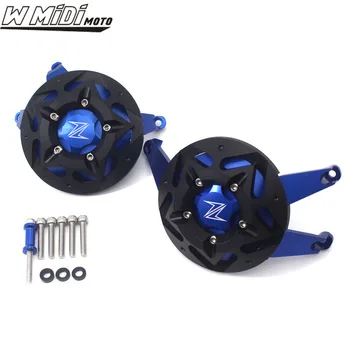 

Motorcycle Engine Guard Side Stator Case Guard Protector Aluminum Crash Pad For Kawasaki Z900 2017 2018 Green Black Blue Gray