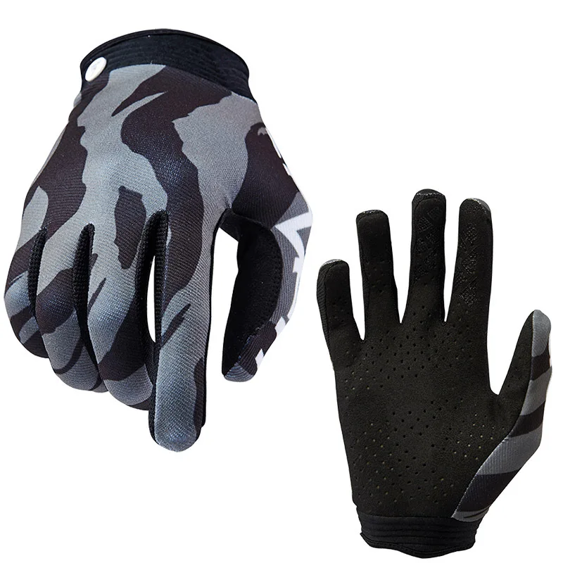 Велосипедные перчатки для активного отдыха, велосипедные гоночные перчатки, спортивные лыжные зимние спортивные перчатки, тактические перчатки для езды на мотоцикле - Цвет: Серый