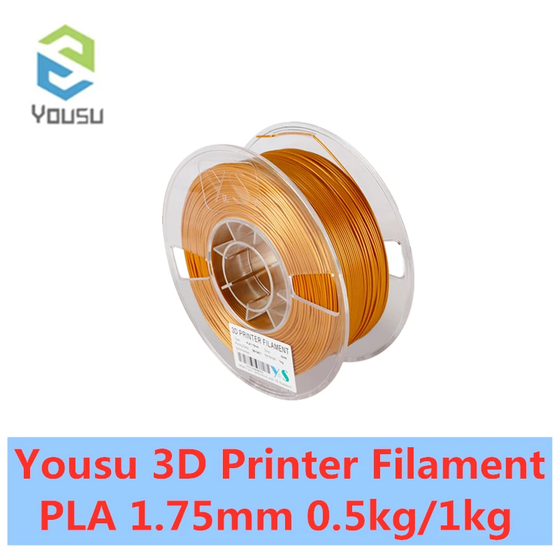 Нить для 3d принтера YOUSU PLA 1,75 мм 0,5 кг/1 кг 170 м/340 м многоцветная нить для 3d печати PLA только для России