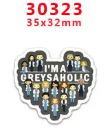 30323 30 шт мультяшный персонаж плоское украшение из смолы PR 25927 - Цвет: 30323