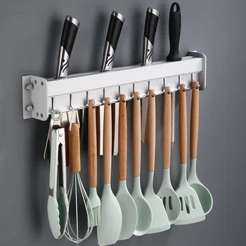 

Free Shipping YUJIE YF8103 Storage rack, wall hanging hardware, knife holder, space aluminum hanging itchenware and hook