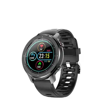 

F12 Fashion Men Smart Watch Round Full Touch Screen Blood Pressure Heart Rate Monitor Ip68 Waterproof For Iphone Android phone