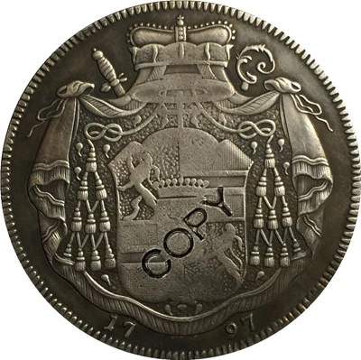 Австрия 1797 1 Талер монета 42 мм