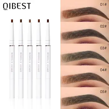 

QIBEST New 5 Colors Eye Brow Pen Natural Brow Makeup Tattoo Cosmetics Long Lasting Eyebrow Pencil Waterproof Eyes Makeup
