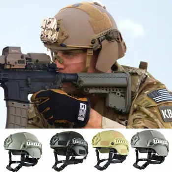 

Tactical Sticky Paper Airsoft Helmet Specia Force Side Rail Lightweight Paintball Helmet Hike 4 Colors Hard Outdoor Equipment