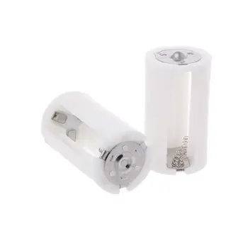 

5PCS Battery Box 3xAA to D Size Battery Adapter Converter Holder Switcher Case